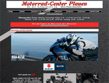 Tablet Screenshot of motorrad-center-plauen.de
